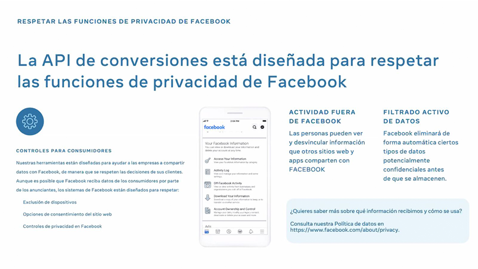 La API de conversiones, pensada para respetar la privacidad en Facebook